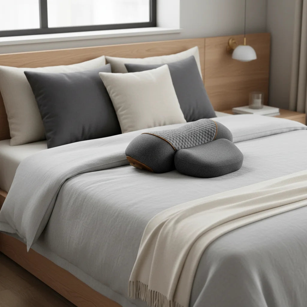 Setting up the Nuvae neck massager pillow
