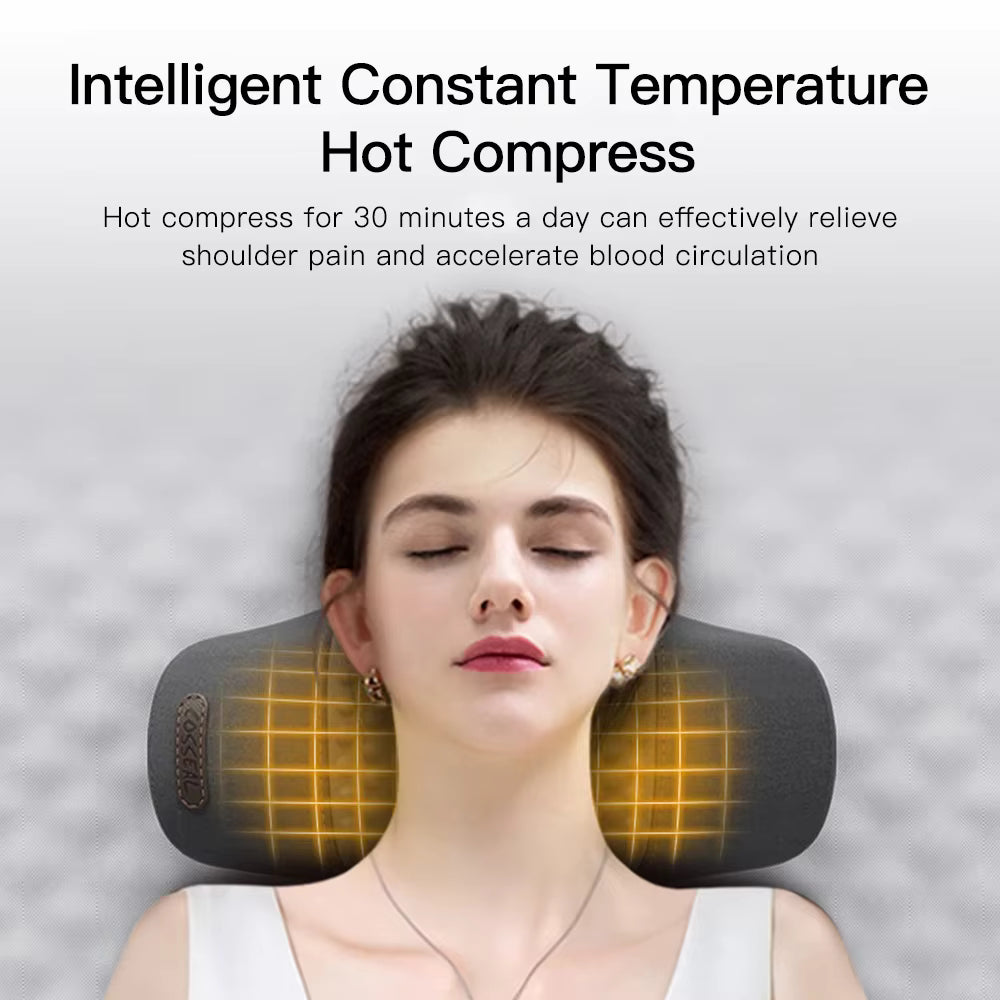 Nuvae neck massager pillow feature detail