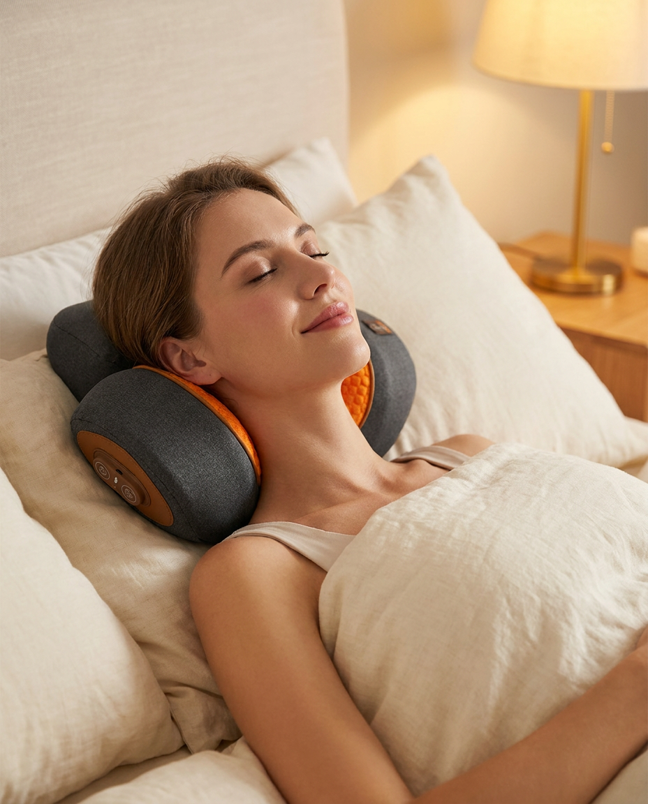 Nuvae 3-in-1 neck massager pillow product photo